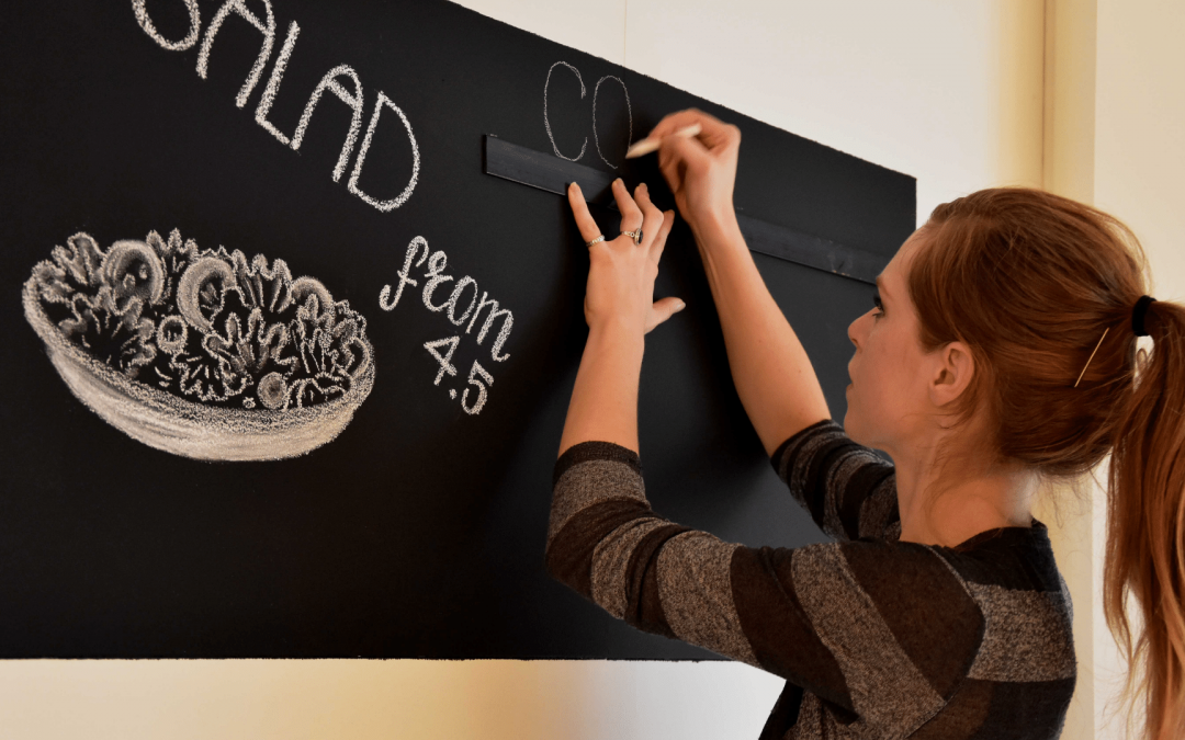 3 tools die je nodig hebt om recht op een krijtbord te schrijven