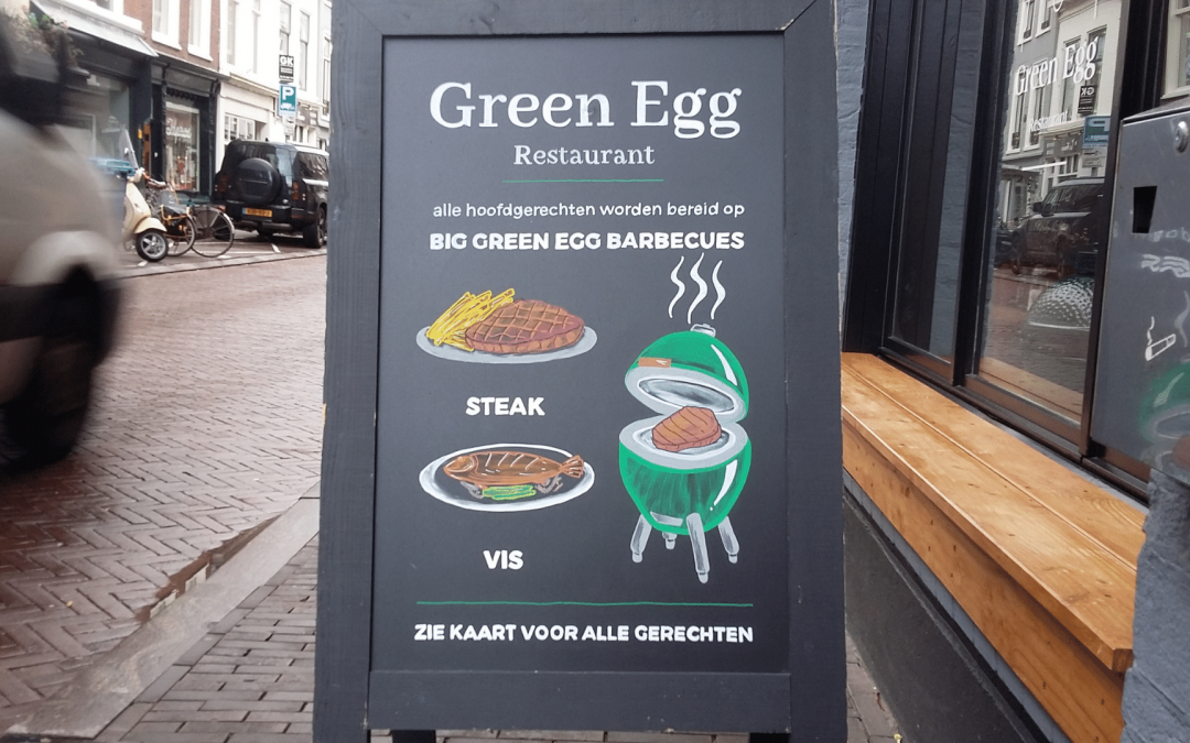Krijtborden in de horeca