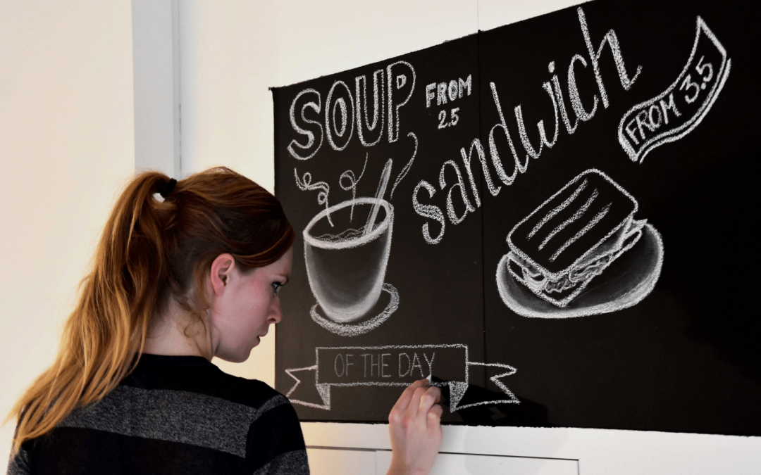 6 tips om mooi op een krijtbord te schrijven met krijt