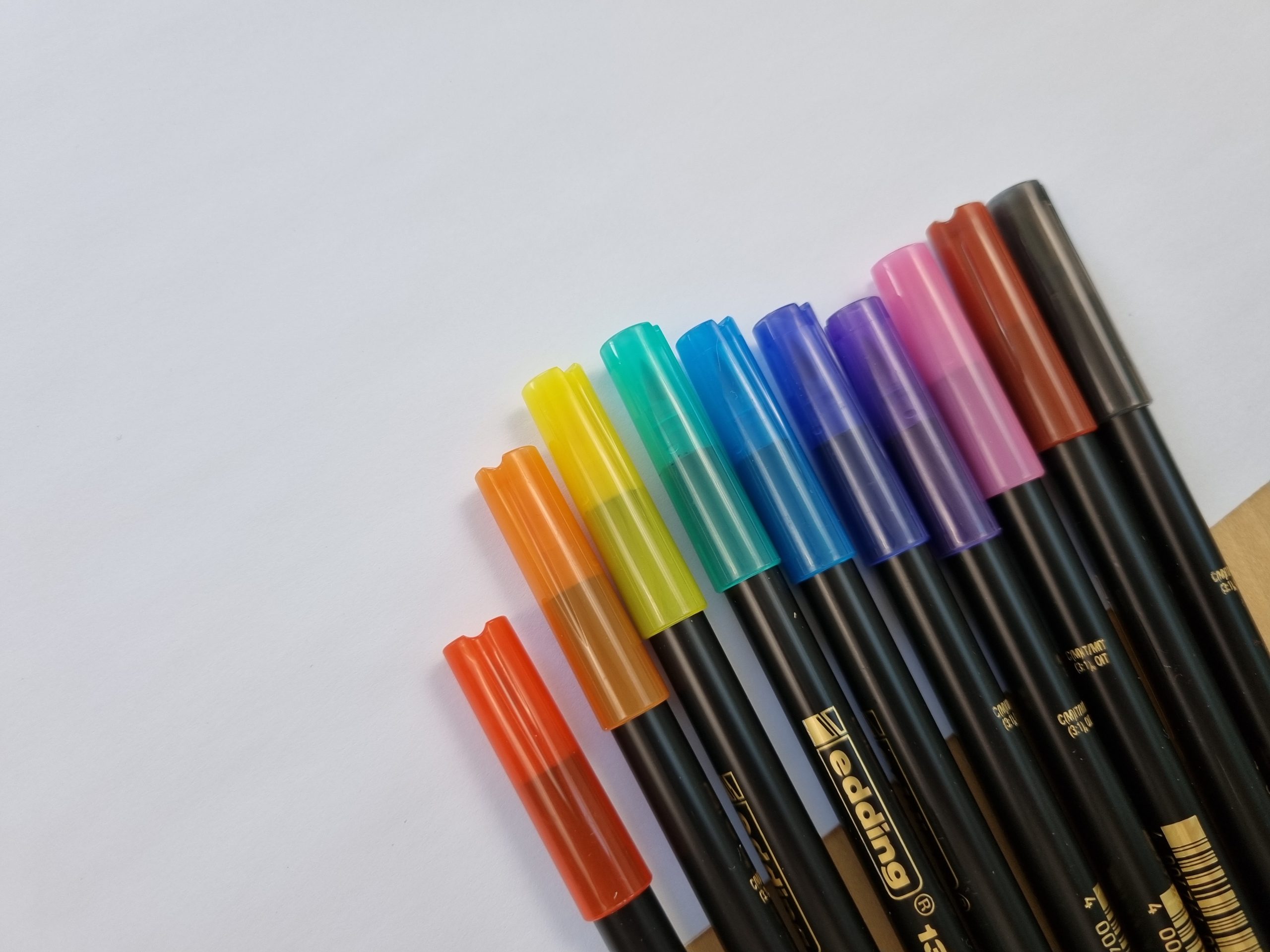 Wat zijn de beste brushpennen om mee te brushletteren?