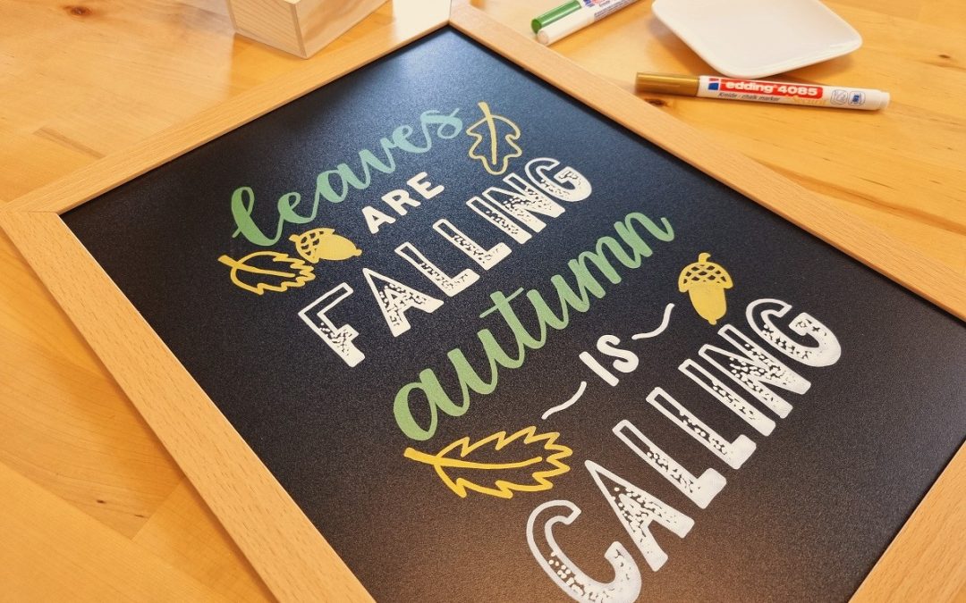 Eigen Huis en Tuin Lekker Leven: handletteren op een krijtbord