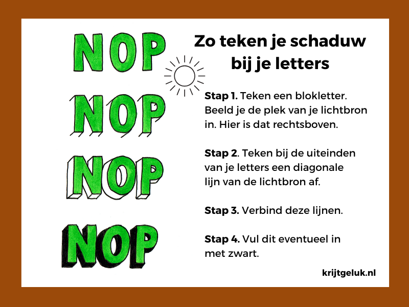 letters-met-schaduw-tekenen