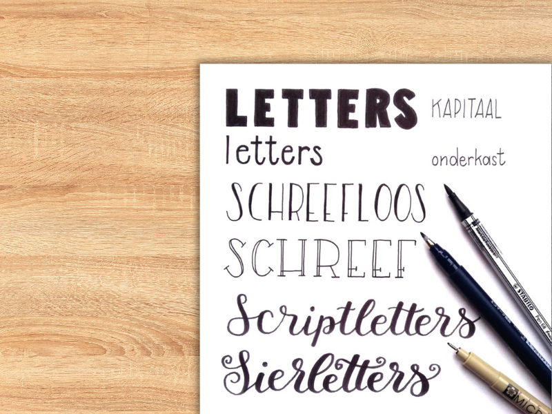 lettertypes-schrijven