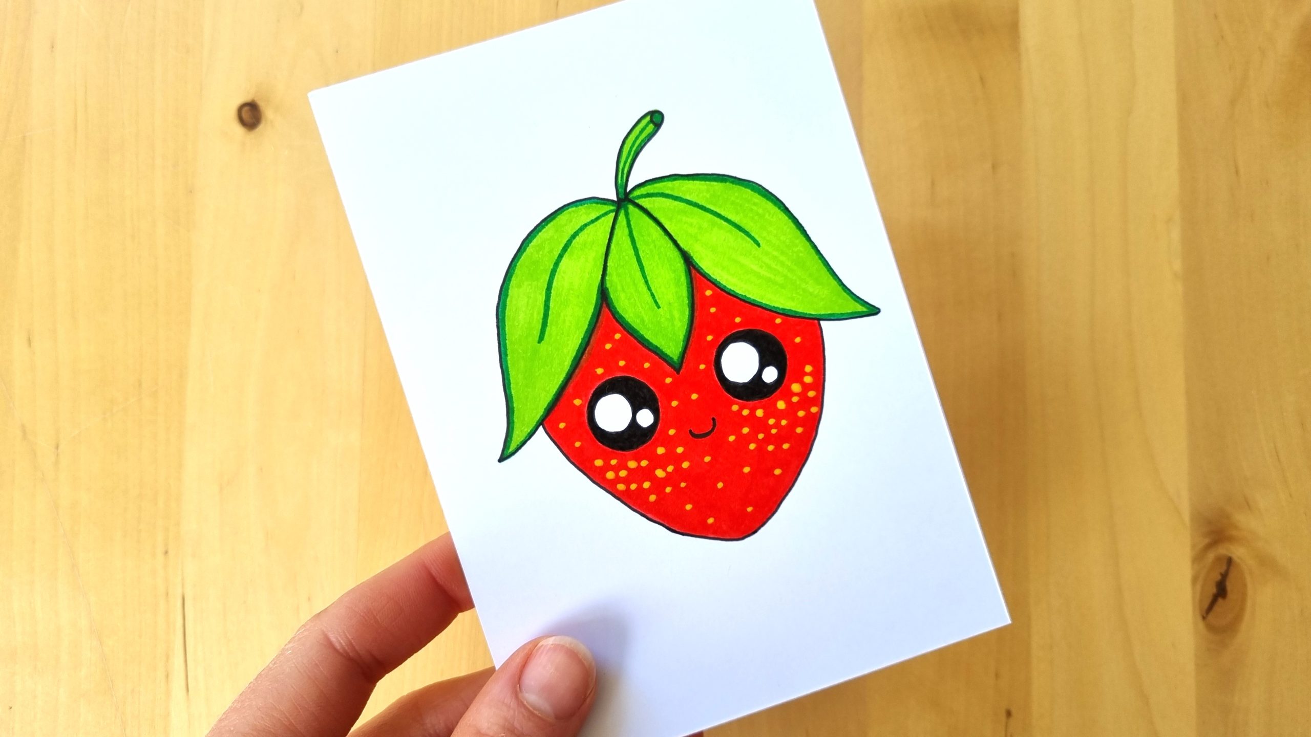 schattige-aardbei-tekenen-kawaii-krijtgeluk