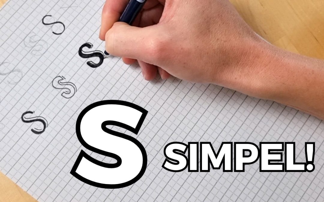 Handige tips om de letter S te schrijven of handletteren