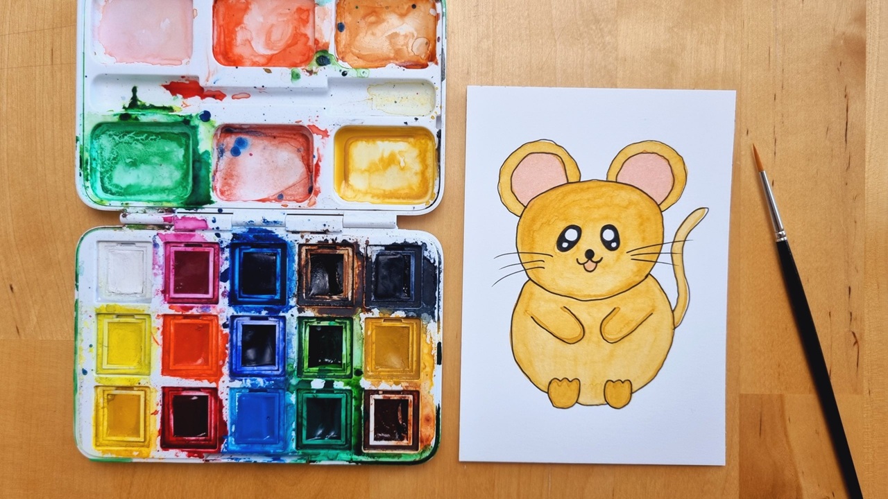 een-kawaii-muis-tekenen-schattige-muis