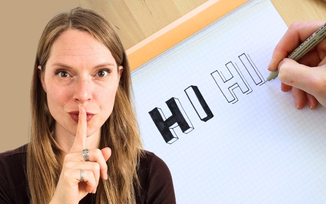 Zo teken je makkelijk 3D letters (met schaduw!)