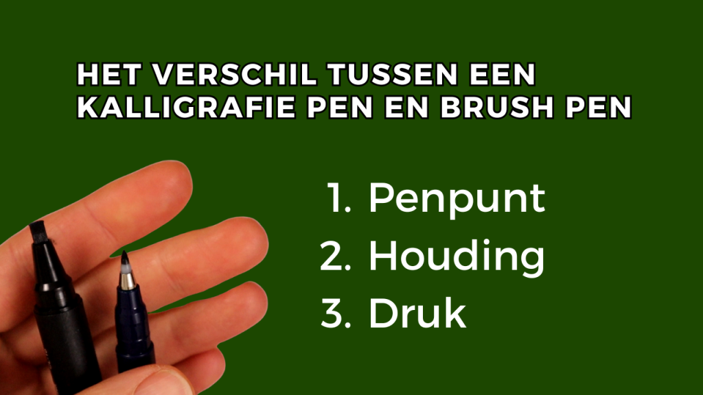 kalligrafie-pen-brush-pen-verschil