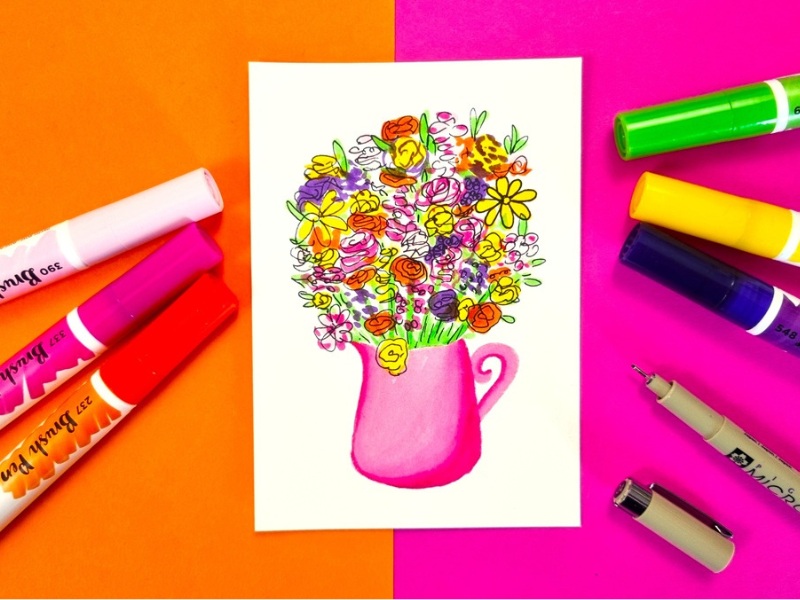 bloemen-leren-tekenen bloemen-leren-tekenen
