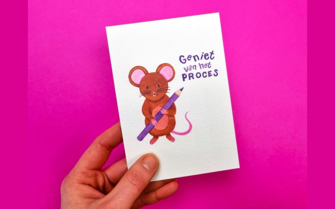 Zo laat je kaarten drukken van je eigen illustratie