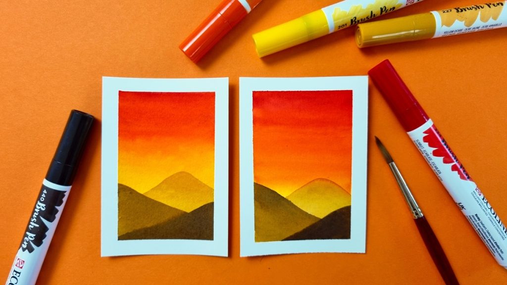ecoline-landschap-schilderen-brushpennen