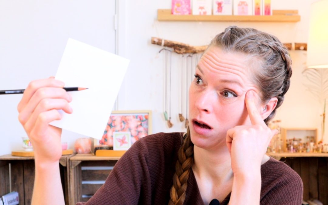 Hoe vind je inspiratie om iets te tekenen of waterverven?