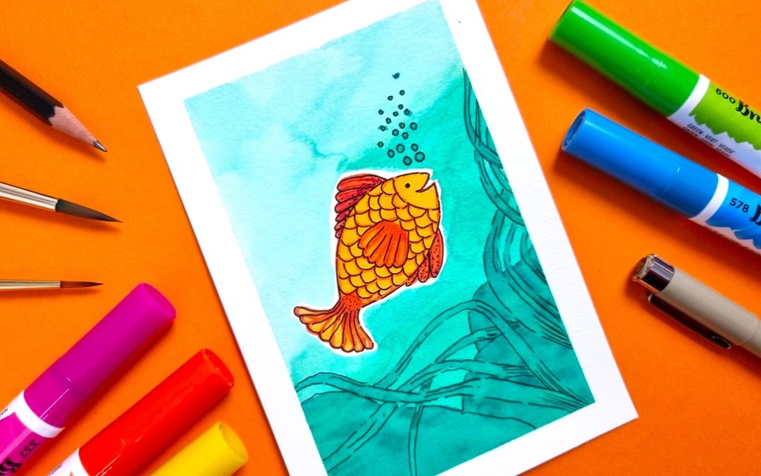 Spelen met Ecoline: van brushpen tot inktpotje